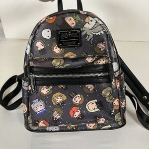 Loungefly Harry Potter Chibi Mini Backpack Snape Hedwig Ron